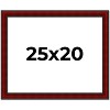 PosterPalooza | Weathered Red Picture Frame - UV Acrylic, Backing Board, Hanging Hardware Included - 2 of 4