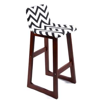 Modern Home Chelsea Contemporary Wood/Fabric Barstool