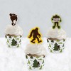 Big Dot of Happiness Sasquatch Crossing - Cupcake Decoration - Bigfoot Party or Birthday Party Cupcake Wrappers and Treat Picks Kit - Set of 24 - 3 of 4