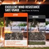 VEVOR Glass Wind Guard for Rectangular Fire Pit Table 29 x 13 x 6.5 Inch, 0.31 inch Thick and Sturdy Tempered Glass Panel, Transparent - 3 of 4