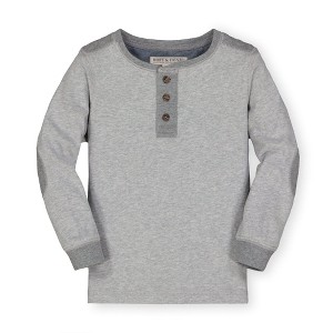 Hope & Henry Boys'  Cotton Quilted Henley Tee, Infant - 1 of 4
