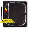 Five Star 2" 3-Ring Zipper Binders Black/Gray (29052IT8) - 2 of 4