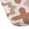 Little Arrow River Stars Terracotta Memory Foam Bath Rug Pink - Deny Designs: Geometric Microfiber, Machine Washable - 3 of 3