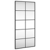 vidaXL Wall Mirror Black 19.7 in.x39.4 in. Rectangle Iron - 2 of 4