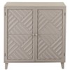 The Lakeside Collection 2-Door Cabinet with Chevron Design - 2 of 2
