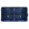 Okak 4-Door Buffet Cabinet with Arc Handles, Wood Storage Sideboard Adjustable Shelves for Dining & Living Room - 3 of 4