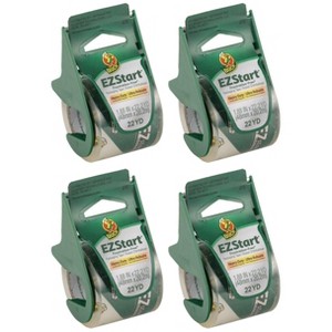 Duck EZ Start Packing Tape, 3 Rolls With Dispensers, 1.88 Inch x 22 Yards Each - 1 of 4