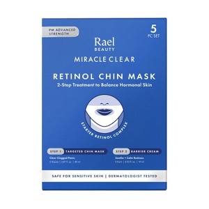 Rael Beauty Miracle Clear Retinol Chin Masks - 5ct - 1 of 4