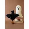 Halloween Felt Ghost Display – Standing Decor Piece 17" Tall by Kalalou - 4 of 4