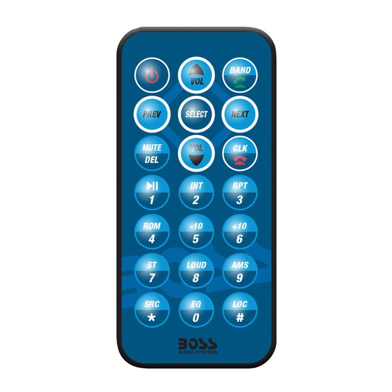 BOSS Audio Single DIN Mech-Less Marine Audio Bluetooth Multimedia Player, White, 4 of 7