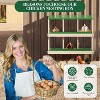 Chicken Nesting Box, 8 Holes Nesting Boxes with Bracket Legs, Easy Egg Collection, Easy Cleaning, Chicken Laying Boxes for Chicken Coop Hens, Red - 4 of 4