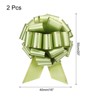 Unique Bargains Christmas Wedding Car Basket Gift Wrapping Large Organza Pull Bow 2 Pcs - 2 of 4