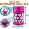 Bentology Kids Lunch Bag Set - w Reusable Hard Ice Pack & Insulated Food Jar for Drinks or Soups - Hot or Cold Food for Hours - Perfect Lunchbox Kit - 4 of 4