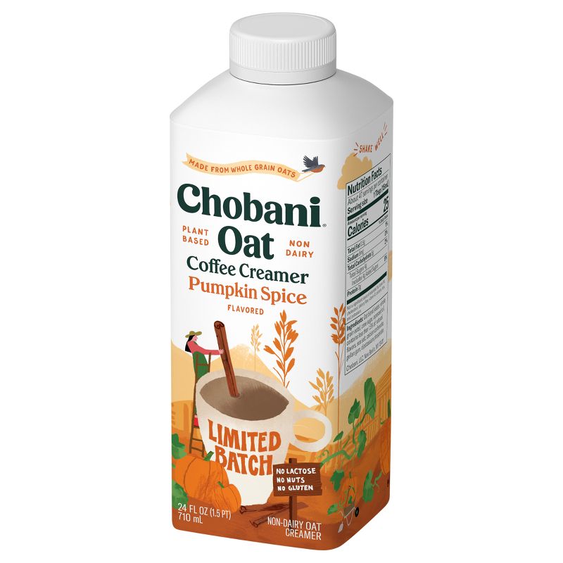 Chobani Oat Pumpkin Spice Coffee Creamer - 24 fl oz, 5 of 11