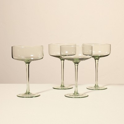 9.8oz Tinted Glass Coupe Drinkware - Hearth & Hand™ with Magnolia