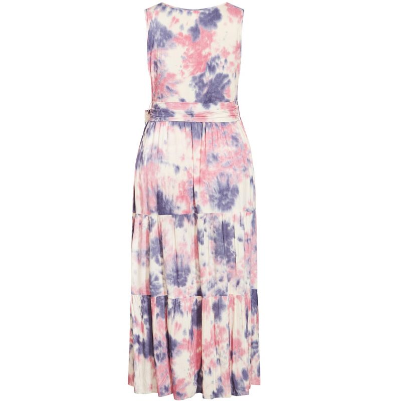 Women's Plus Size Seashore Maxi Dress - lilac | AVENUE, 4 of 5