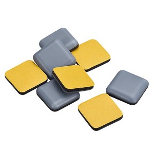 Unique Bargains Self-adhesive Square Chair Leg Protectors for Carpet Hardwood Floors - 1 of 4