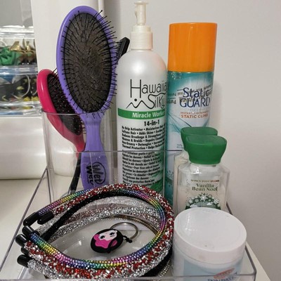 Bathroom Plastic Hair Accessory Organizer Clear - Brightroom™
