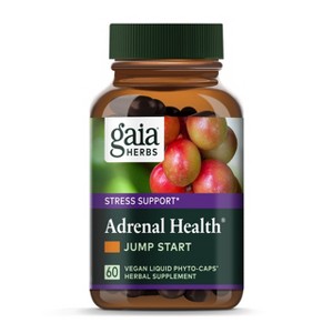Gaia Herbs Adrenal Health Jump Start - Helps Sustain Healthy Energy and Stress Levels - 60 Vegan Liquid Phyto-Capsules - 1 of 4
