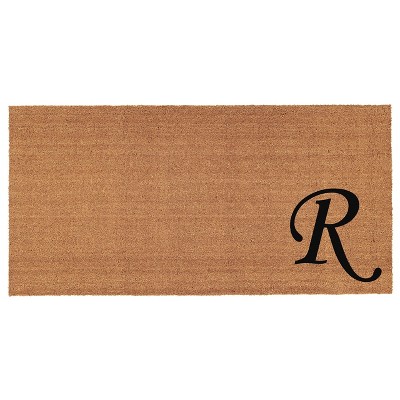 Calloway Mills 153623048R Urban Chic Monogram Doormat 30 In. x 48 In. (Letter R)