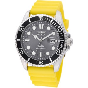 Invicta 47163 Men's Pro Diver Charcoal Dial Silicone Strap Watch - 1 of 4