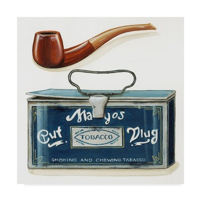 18" x 18" Pipe and Tobacco by Lisa Audit - Trademark Fine Art