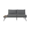 Sapphtopaz Outdoor Furniture Set L-Shaped Patio Chairs Conversation Outdoor Couch with Coffee Table Sofa Set for Garden, Terrace, Backyard, Gray - 3 of 4