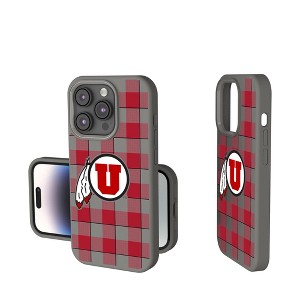 NCAA Big 12 Universities Plaid Soft Touch Cell Phone Case for Apple iPhone - 1 of 4