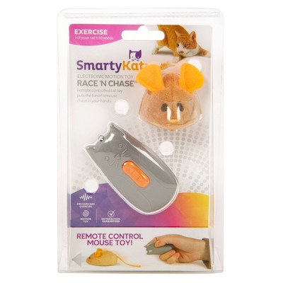 SmartyKat Race 'N' Chase Remote Control Mouse Electronic Cat Toy