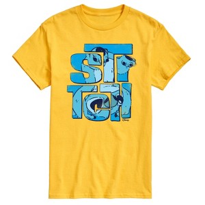 Men's - Lilo and Stitch - Stitch Stack Short Sleeve Graphic T-Shirt - 1 of 4