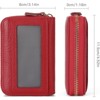 FATMOON Leather Wallet For Women - RFID Blocking Stylish & Compact Card Holder with ID Window Slim Design for Everyday Use,Travel,Work - 3 of 4