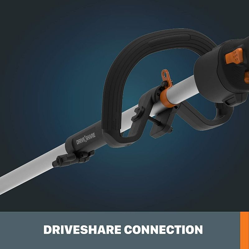 Worx Nitro WG186 40V PowerShare PRO Attachment-Capable Driveshare 15" Cordless String Trimmer, 4 of 10