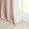 MAYEERTY 50x95" Twist Tab Lined Window Curtain Panel Blush - 3 of 4