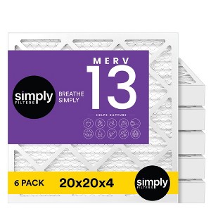 Simply Air Filter, MERV 13, 6 Pack, Furnace Air Filter for HVAC - 1 of 1