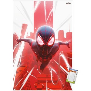 Trends International Marvel's Spider-Man: Miles Morales - Falling Unframed Wall Poster Prints - 1 of 4