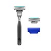 Harry's Plus Men's Razor Handle with 2 Razor Blade Cartridges - Onyx - 3 of 4