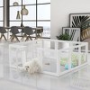 Erommy 10-Panel Dog Playpen With Door, Easy Assembly Pet Playpen for Cats, Dogs, Rabbits and Other Small Animals - 4 of 4