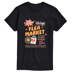 Men's Instant Message Vintage Flea Market Poster Short Sleeve