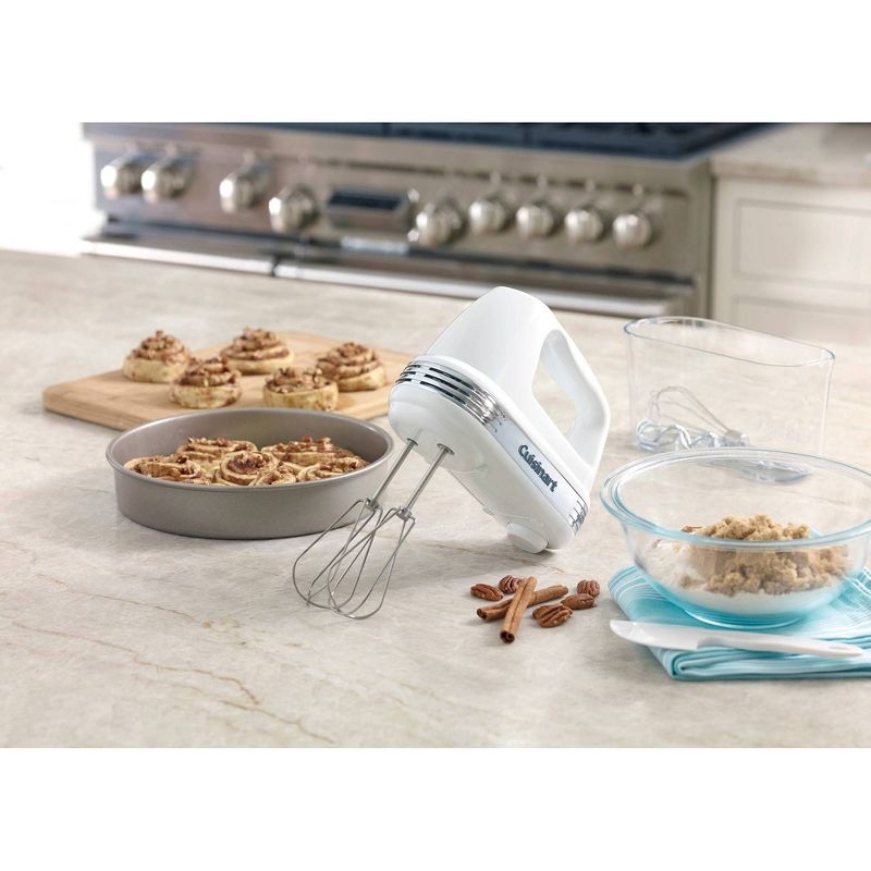 Cuisinart Power Advantage Plus 9 Speed Hand Mixer with Storage Case White HM-90S, 4 of 14