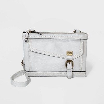 light gray crossbody bag