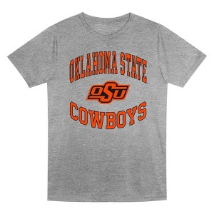 NCAA Oklahoma State Cowboys Boys' Gray Poly T-Shirt - 1 of 1