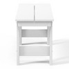 WestinTrends Ashore Outdoor HDPE 48" Modern Backless Patio Bench - 4 of 4