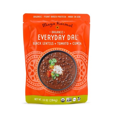 Maya Kaimal Organic Vegan Everyday Dal Black Lentils with Tomato and Cumin - 10oz