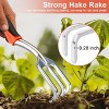 attop Small Garden Claw Tool Garden Hand Rake with Ergonomic Handle - 3 of 4