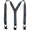 CTM Men's Elastic Button End Stripe Dress Suspenders - 4 of 4