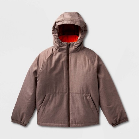 Kids' 3-in-1 Jacket - All In Motion™ Brown M : Target
