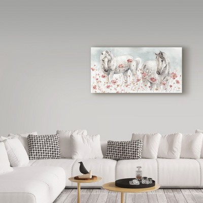 Lisa Audit Wild Horses III 16x32 Wrapped Canvas Art