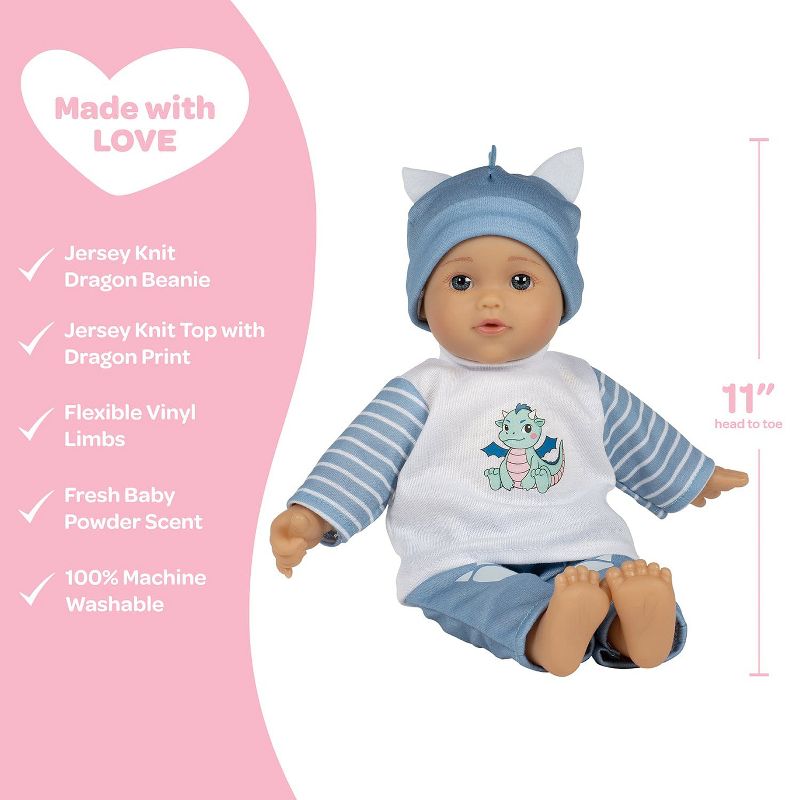 Adora Little Love Baby Doll, Clothes & Accessories Set - Happy Dragon, 4 of 8