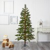 Nearly Natural 6.5-ft Fairbanks Fir Artificial Christmas Tree with 250 Clear Warm (Multifunction) LED Lights and 208 Bendable Branches - 4 of 4