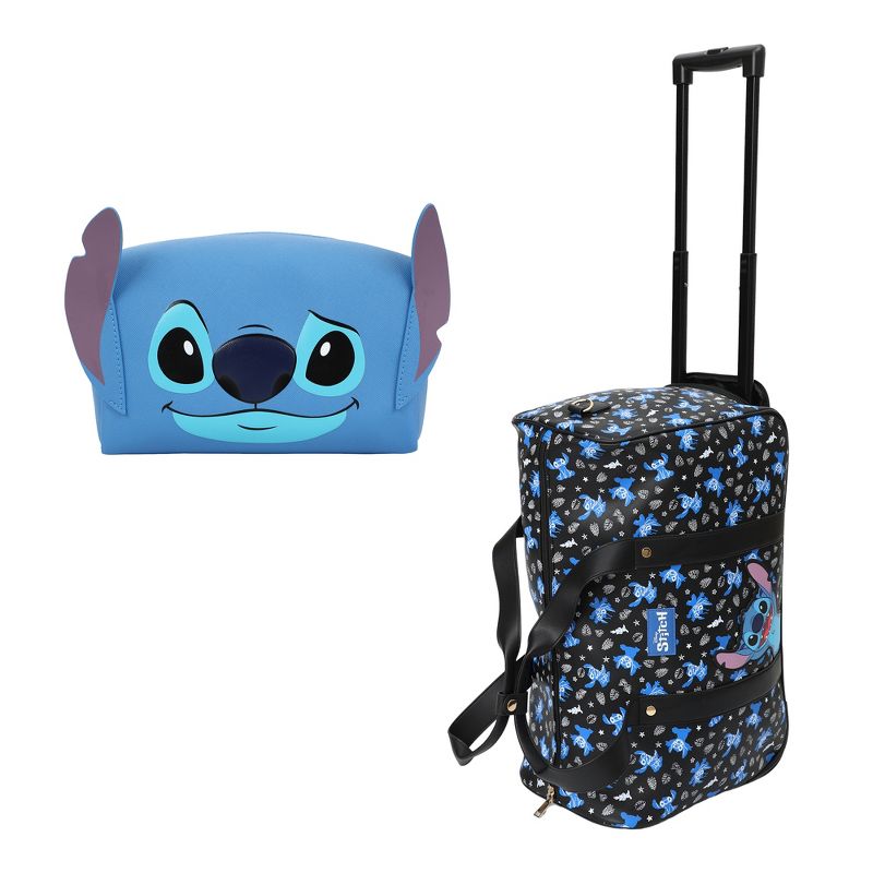 Lilo & Stitch Wheeled Duffle Bag & Cosmetic Bag Kit, 1 of 7
